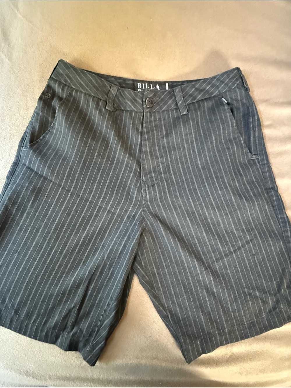 Billabong Dark Gray Pinstripe Pants